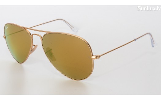 Ray-Ban Aviator Yellow Flash Lenses (RB3025 112/93 58mm) saules brilles